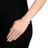EVERLY JEWELRY | Sterling Silver 6-8mm Cultured Freshwater Button Pearl Strand Necklace, Bracelet and Stud Earrings Set - 4 of 4