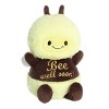 Aurora Small Bee Well Soon JUST SAYIN' Witty Stuffed Animal Yellow 8" - image 2 of 4