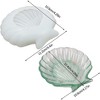 JDICTION 2 PCS Shell Resin Molds, Silicone Molds for Resin Casting, Resin Jewelry Dish with Shell Design, Soap Dish Mold, Ocean Theme Art Craft - 3 of 4