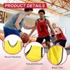 Unique Bargains Team Sports Reversible Numbered Soccer Training Vest 6 Pcs - 3 of 4