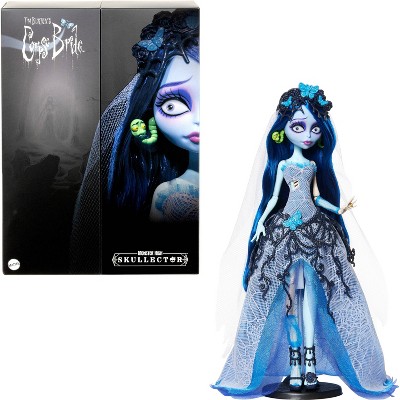 Monster High Skullector Corpse Bride Collectible Doll, Emily in Gothic Wedding Dress with Veil