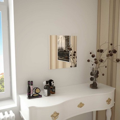 vidaXL Wall Mirror 15.7 inches x15.7 inches  Square Glass