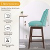 Hyleory 29.5'' Solid Wood Swivel Bar Stool(Set of 2) - 4 of 4