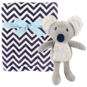 Hudson Baby Infant Boy Plush Blanket with Toy, Koala, One Size - 1 of 1