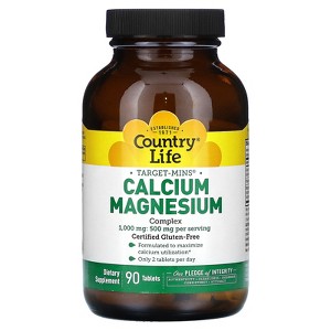 Country Life Target-Mins, Calcium Magnesium Complex, 90 Tablets - 1 of 2