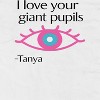 Rerun Island Women's Love Your Giant Pupils By Tanya Luxury Paradise With A Side Of Chaos Short Sleeve Graphic Cotton T-Shirt - 2 of 4