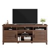 70.9" Farmhouse TV Stand for 80" TVs, Entertainment Center with Adjustable Shelves & Cabinet Doors for Living Room - 2 of 4