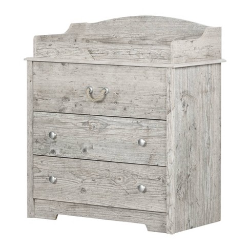 Navali Changing Table With Drawers Seaside Pine South Shore Target