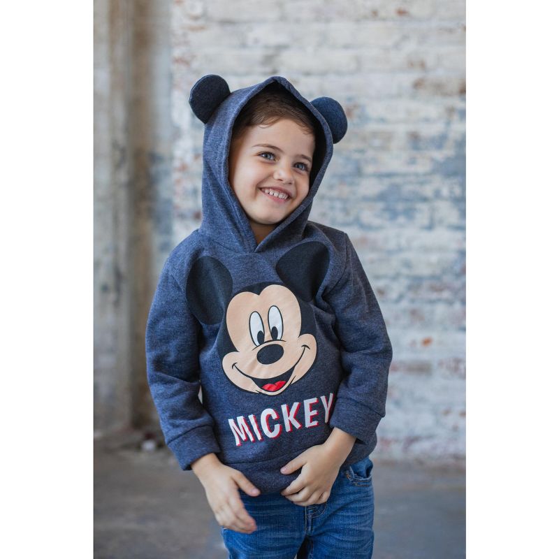Disney Lion King Winnie the Pooh Pixar Monsters Inc. Mickey Mouse Lilo & Stitch Fleece Pullover Hoodie Infant to Little Kid, 3 of 10