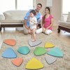 Costway Set of 11 Non-Slip Balance Stones with Storage Bag for Motor Skills, Strength - 2 of 4