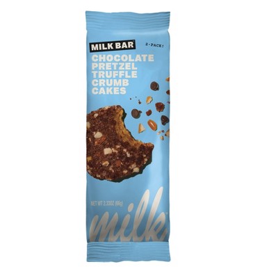 Milk Bar Chocolate Pretzel Truffle Crumb Cakes - 2.33oz/2ct