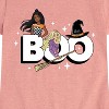 Girls' - Barbie - Barbie Boo Logo Fitted Short Sleeve Graphic T-Shirt - 2 of 4