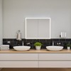 ALFI ABC914 White 23Inch Fancy Above Mount Ceramic Sink - 4 of 4