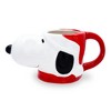 Silver Buffalo Peanuts Snoopy Christmas 3D Sculpted Ceramic Mug | Holds 20 Ounces - 3 of 4
