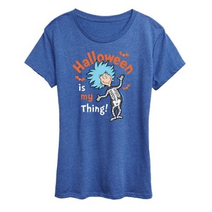 Women's - Dr. Seuss - Halloween Is My Thing Short Sleeve Graphic T-Shirt - 1 of 4