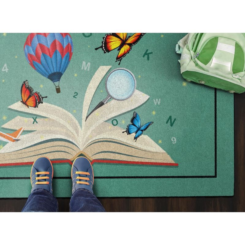 Flagship Carpets Explore Through Reading Children's Educational Area Rug, 3' x 5', 2 of 7