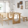 Dovelina Oval Wood Double Pedestal Dining Table - 3 of 4
