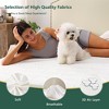 Aoibox Queen Size Waterproof Mattress Protector Bamboo Rayon Cooling 3D Air Fabric Deep Pocket Breathable Pad Cover - 3 of 4
