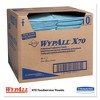 WypAll X70 Foodservice Towels, 1 / 4 Fold, 12.5 x 23.5, Unscented, Blue, 300 / Carton - 3 of 4