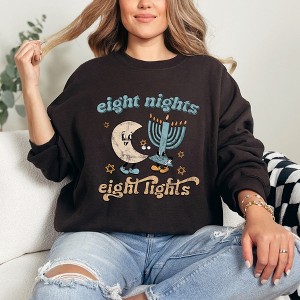 Simply Sage Market Women's Graphic Sweatshirt Eight Nights - 1 of 4