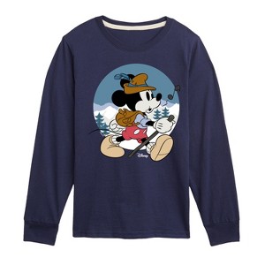 Boys' - Disney - Alpine Mickey Long Sleeve Graphic T-Shirt - 1 of 4