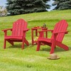 Arceso Kids HDPS Adirondack Chair, WeatherResistant, Low Maintenance, Easy to Assemble,for Fire Pit, Balcony, Backyard - 2 of 4