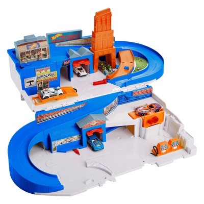hot wheels sto and go playset