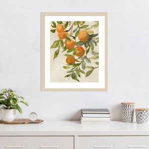 Amanti Art Branch of Oranges I by Jacob Q Wood Framed Wall Art Print - 1 of 4