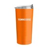 NCAA Tennessee Volunteers 20oz Powder Coat Tumbler: Portable Drinkware, Steel & Plastic - 2 of 2