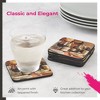 Pimpernel Artisanal Winery Coasters – Set of 6 Cork-Backed Drink Mats with Rustic Wine Label Art, Heat-Resistant Surface, Stylish Table Protection - 3 of 4