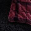 50"x60" Printed Fur to Faux Shearling Textured Throw Blanket - Sutton Home Fashions - 4 of 4