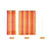 Unique Bargains Canvas Director Chair Replacement Round Sticks Set Multicolor 5 Pcs - 4 of 4