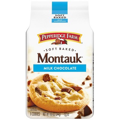 Pepperidge Farm Montauk Soft Baked Cookies Milk Chocolate Chunk, 8.6 oz