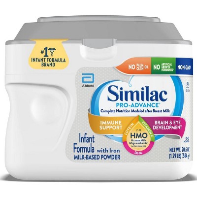 Similac Pro-Advance Non-GMO Powder Infant Formula - 20.6oz