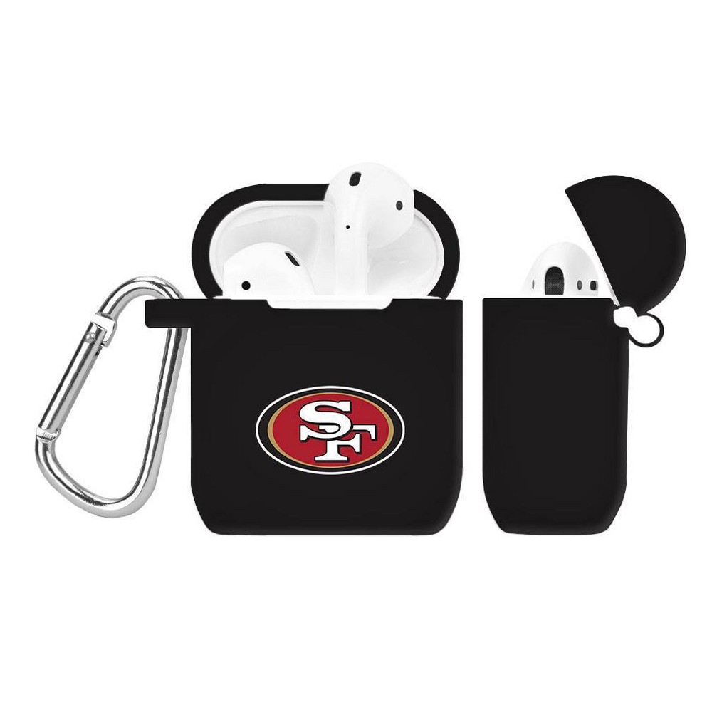 Photos - Portable Audio Accessories NFL San Francisco 49ers Silicone AirPods Case Cover