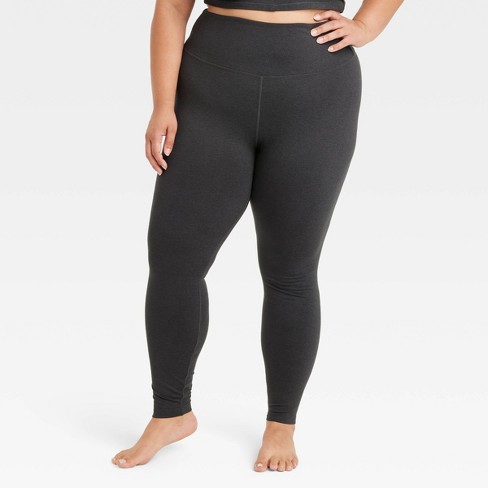 Women's Allover Cozy Ultra High-Rise Leggings - All In Motion™ Heathered  Black 1X
