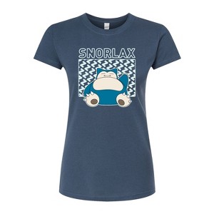 Women's - Pokémon - Snorlax Fitted Graphic T-Shirt - 1 of 3