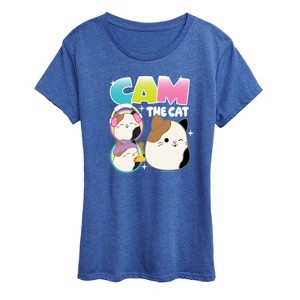 Women's - Squishmallows - Cam The Cat Short Sleeve Graphic T-Shirt - 1 of 4