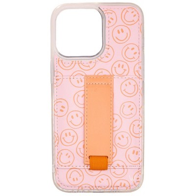 Walli Cases All Smiles Phone Case with Wallet and Finger Strap