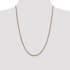 Black Bow Jewelry 2mm 14k Yellow Gold Solid Franco Chain Necklace - 2 of 4