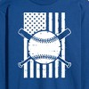 Men's - Instant Message - Baseball Flag Long Sleeve Graphic T-Shirt - 2 of 4