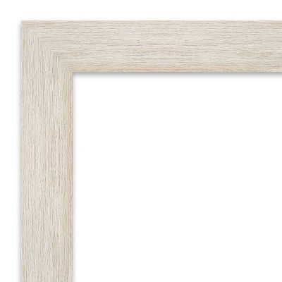 White Distressed Wood Rectangle Wall Picture Frame
