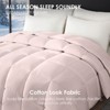 Sevobal Quilts Extra Large Plump Thick Duvet - Winter Enhanced Warmth with Skin-Friendly Comfort Premium Christmas Gift Selection, Pink, 90"*90"*1" - 2 of 4