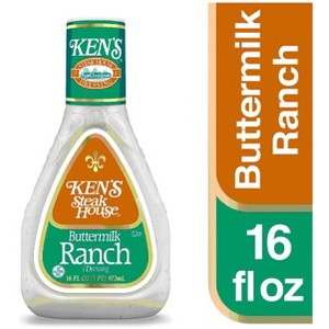 Ken's Steak House Buttermilk Ranch Salad Dressing 16 fl oz (Pack of 4) - 1 of 1