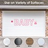 Big Dot of Happiness It's a Girl - Peel and Stick Pink Baby Shower Standard Banner Wall Decals - Baby - 3 of 4