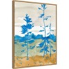 Amanti Art Cerulean Spruce Trees II by Jacob Green Framed Canvas Wall Art - 3 of 4