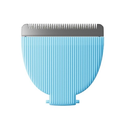 Meridian Pubic & Body Hair Trimmer Signature Ceramic Blade, Single Replacement Blade - Sky