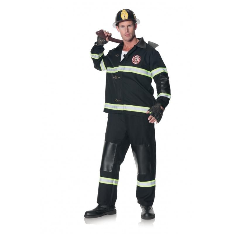 Fireman Rescuer Adult Costume, 1 of 2