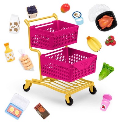 Barbie shopping hot sale cart