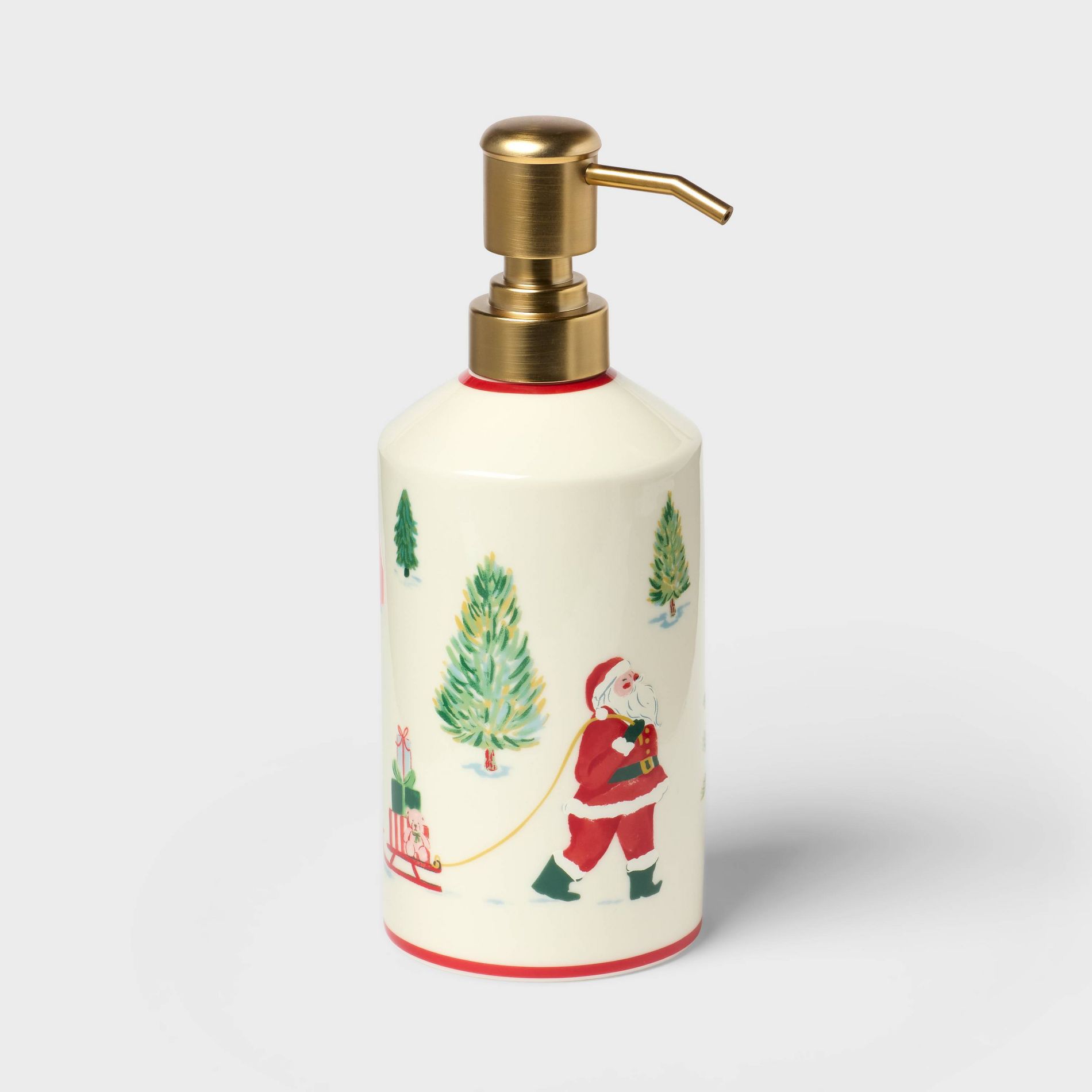 Scenic Christmas Soap Pump White - Threshold™